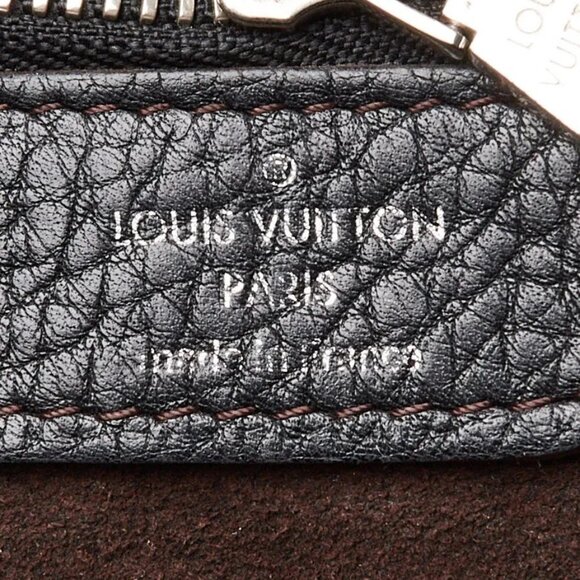 Louis Vuitton Black Monogram Mahina Leather Selene PM Bag - Picture 10 of 12